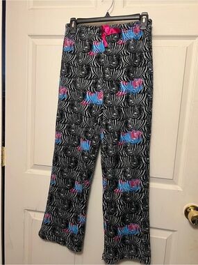 Sporto black & pink zebra pyjama pants Size S